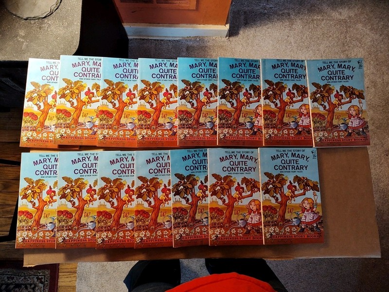 15 Mary Mary Quite Contrary 1968 Vtg.  Paperback Book Happiness Story Books NOS