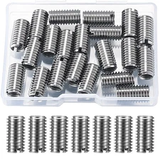 20 Pcs Thread Reducing Nuts, M8 Male to M6 Female Thread Screw Sleeve Bolt Conve