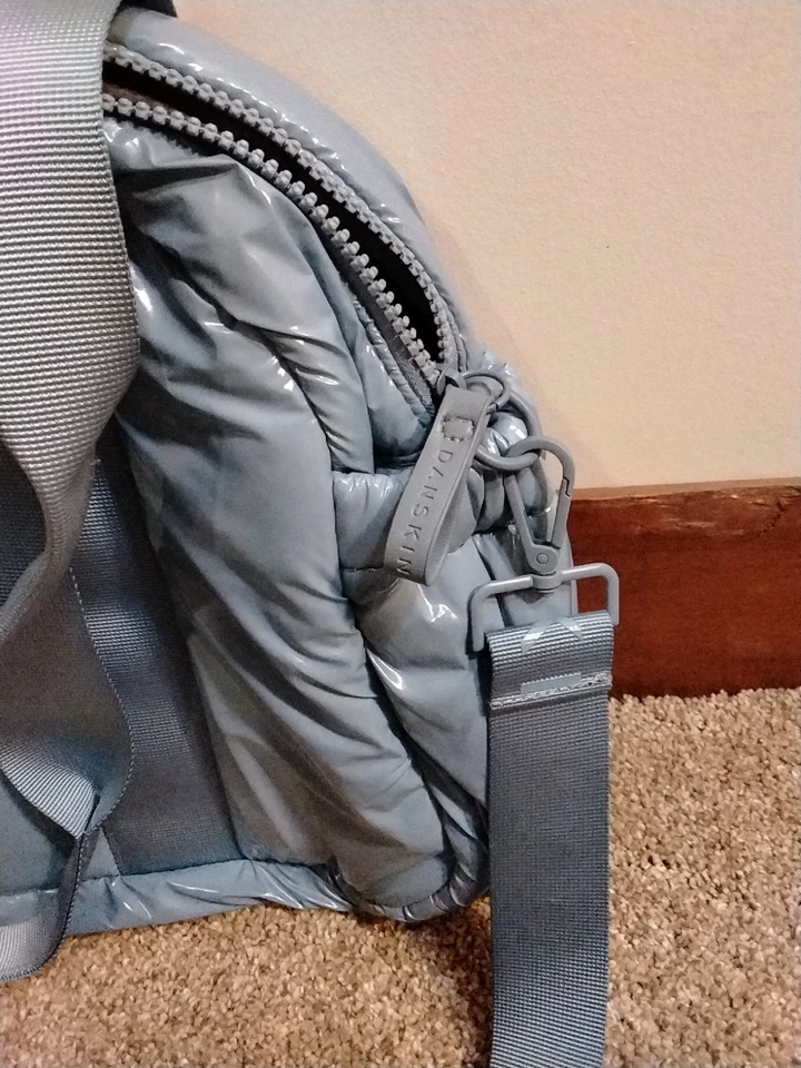 Bolso de Gimnasio Danskin Azul Lona Hinchada En Excelente Estado  Foto 3 de 4