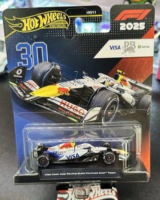 Hot Wheels Premium F1 Formula 1  #30 Visa Red Bull F1 Race Car 1:64 Diecast