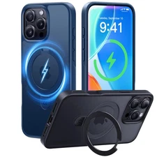 16 Pro Max Magnetic Stand Case, Military Drop Protection, MagSafe Compatible,...