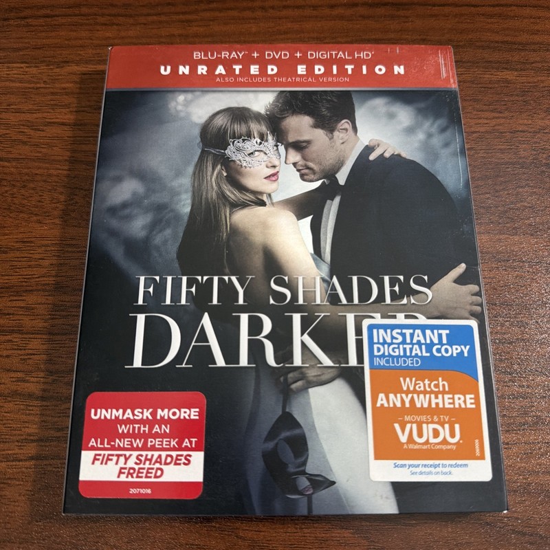 Fifty Shades Darker (Blu-ray, 2017). DVD and Blu Ray. No Digital Code