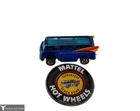Vintage 1969 Hot Wheels Redline Volkswagen Beach Bomb Blue Toy Car & Button
