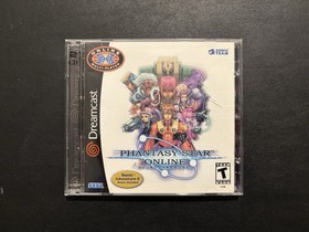 Phantasy Star Online (Sega Dreamcast, 2001) CIB Complete 2 Discs Tested & Works!