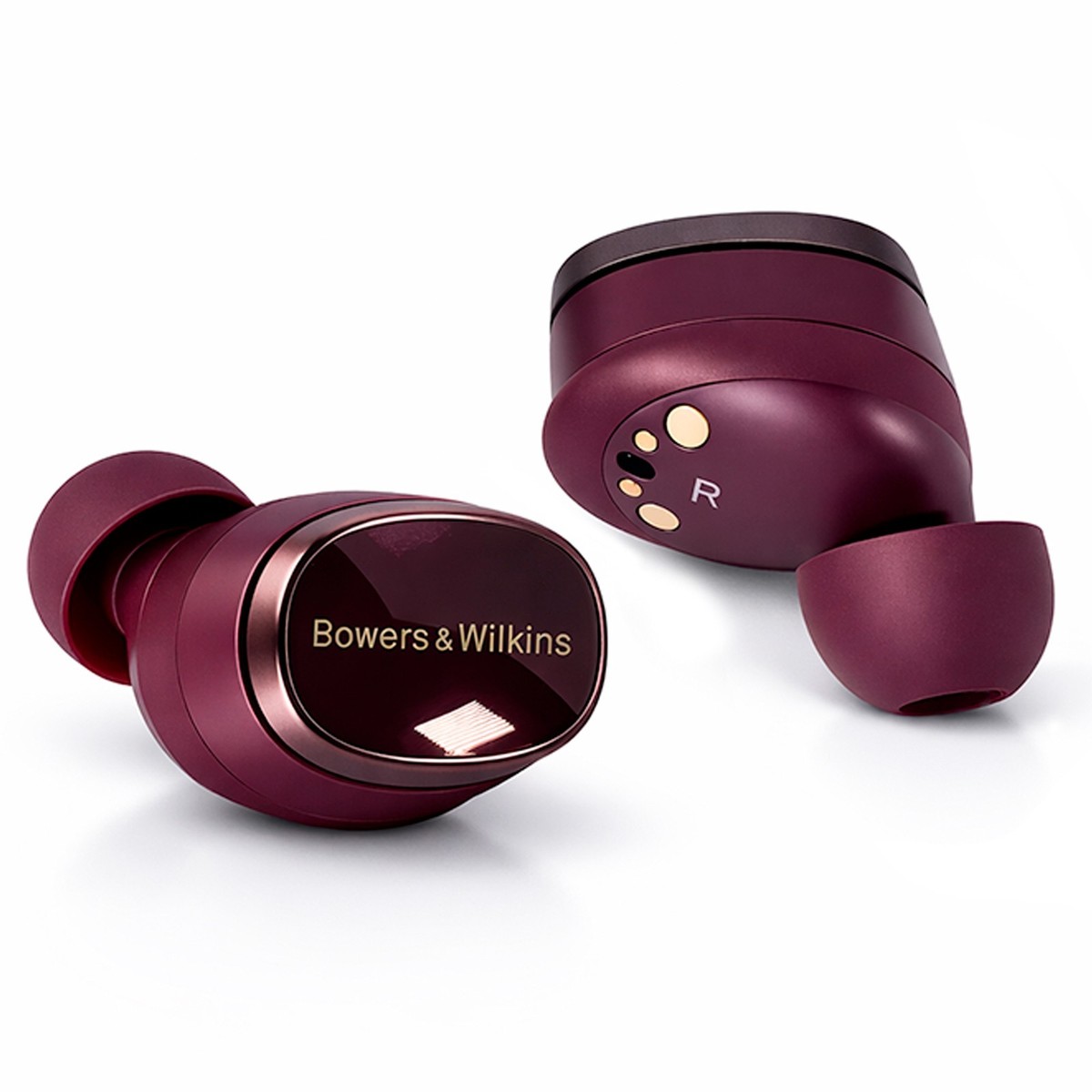 B&W Pi8 Red Burgundy - NEW True Wireless Earbuds with ALL