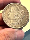 1881 S Mint  Morgan Silver Dollar  90% Silver Tough Date The coin is Toned #475