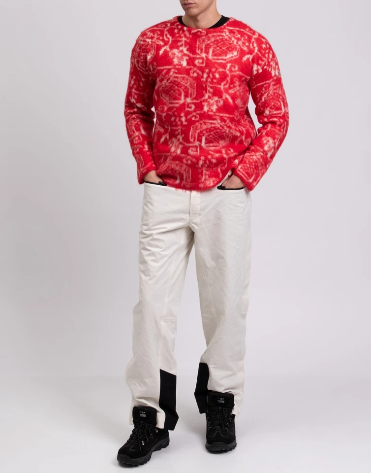 Jersey de esquí Moncler 3 Grenoble talla S mezcla de mohair y lana floral PVP €690 Foto 2 de 4