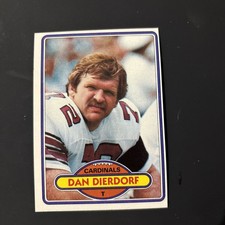 1980 TOPPS Football #316 DAN DIERDORF EXNM +/-