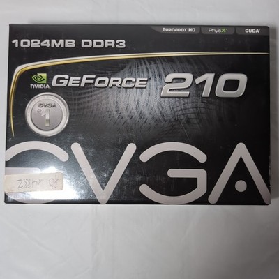 EVGA GeForce 210 1GB DDR3 Graphics Card HDMI VGA DVI Passive Cooling