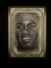 2024 Museum Collection Canvas Reproduction Artist Proof /50 Jackie Robinson HOF