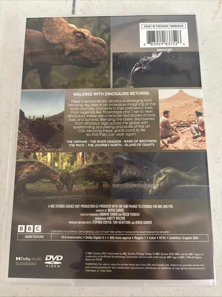 Walking with Dinosaurs (DVD) (DVD) Bertie Carvel - Image 3 of 4