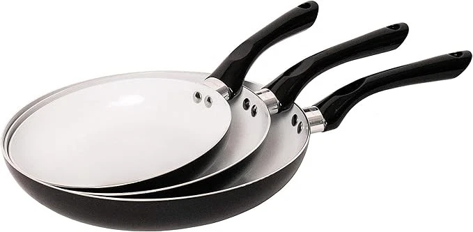 Nonstick Frying Pans Set 3 Piece (Black) Frying Pan with Lid Non Stick Pan/Skill
Opens in a new wind