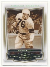 2008 Donruss Classics Marion Motley Timeless Tributes Gold 20/50