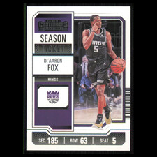 DeAaron Fox #40 2023 Panini Contenders Sacramento Kings Basketball Card NBA NM