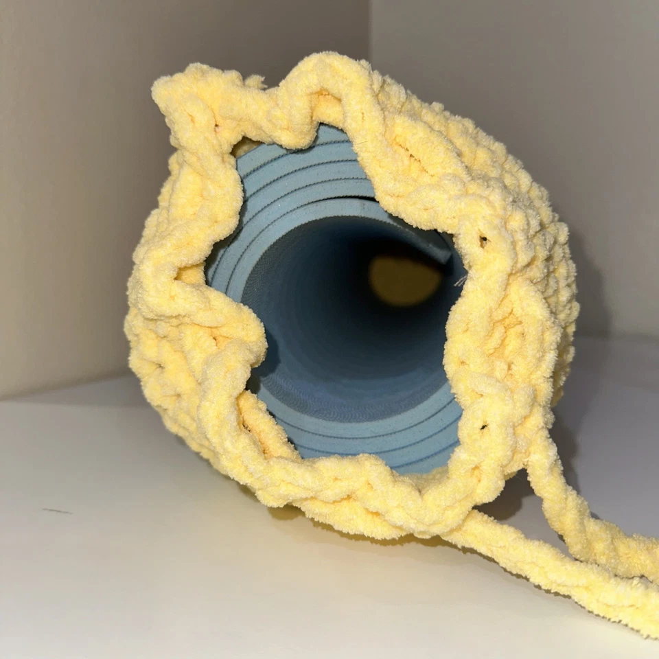 Handmade Crochet Yoga Mat Carrier/ Bag - Image 2 of 4