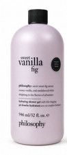 Philosophy Sweet Vanilla Fig Hydrating Shower Gel 32 oz NEW