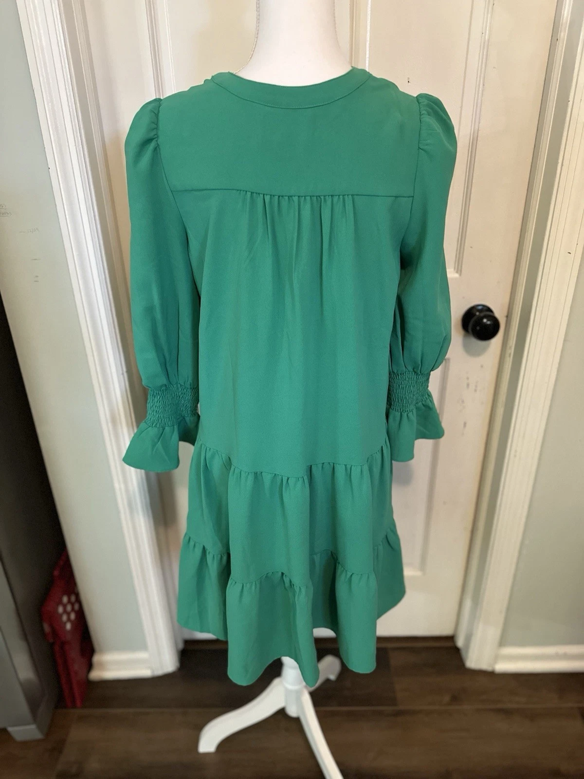 Abito Tuckernuck Pomander Place Crepe Kenzo Swing Dunmore Verde Mini Taglia S