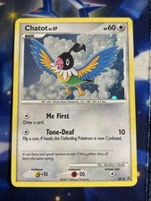 Chatot Promo Cosmos Holo Diamond & Pearl Pokémon TCG DP14 Black Star