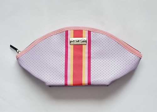 Benefit Zippered Cosmetic/Makeup Bag Pouch Multicolor 10.5"L×6"H, New! A3 - Picture 4 of 4