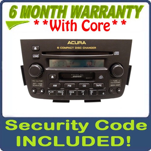 ACURA MDX OEM Radio BOSE Tape 6 Disc Changer CD Player 3TF0 3TF1 3TF2