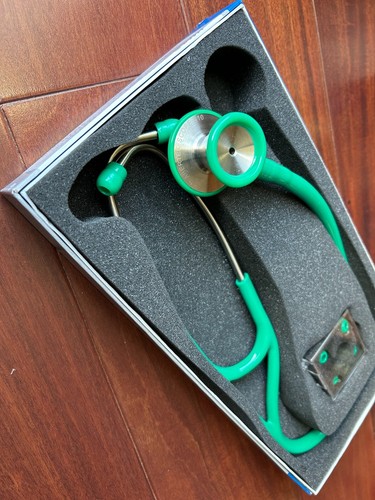 GREEN CARDIOLOGY STETHOSCOPE DIAPHRAGM PROFESSIONAL DOUBLE HEAD - Picture 9 of 9