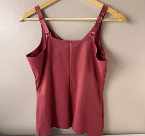 Ruby Ribbon Womens Mineral Red Heritage Cami Size 42 Shapewear #1867 - Picture 2 of 7