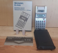 VINTAGE SHARP #EL-8180 PRINT/DISPLAY CALCULAT...