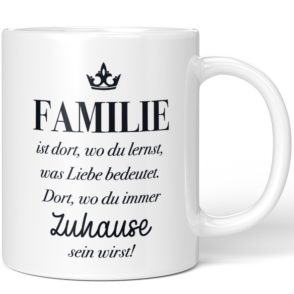 La familia es donde aprendes lo que significa el amor siempre estarás en casa 10001006923