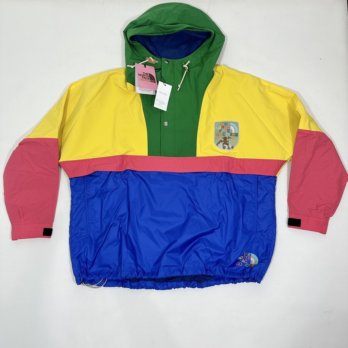 Gucci x The North Face Windbreaker Rain Anorak Jacket Color Gucci x The North Face Windbreaker Rain Anorak Jacket Color