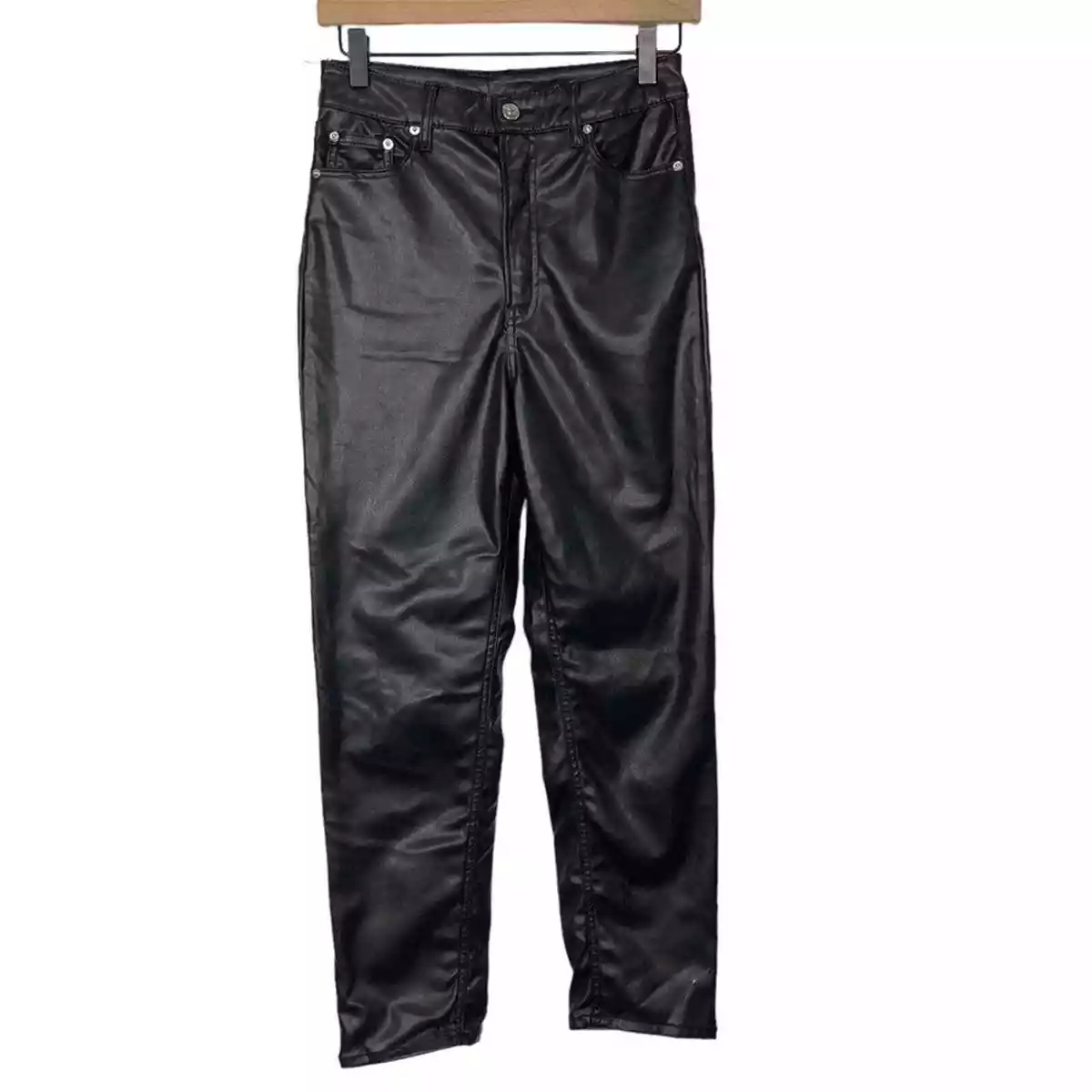 Pre-Loved] Alexander Wang X H&M Black Nylon Pants-BLACK | Garmentory