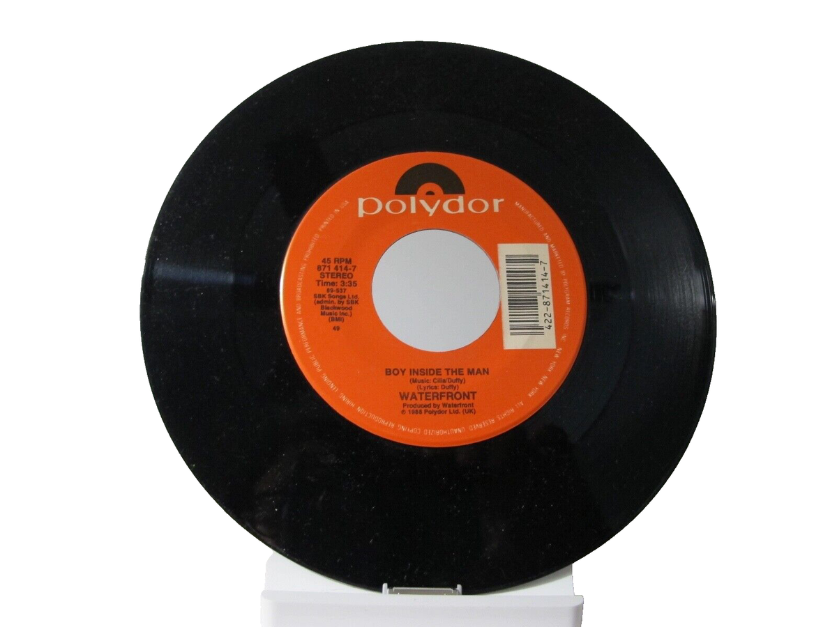 45 RECORD - WATERFRONT - BOY INSIDE THE MAN | eBay
