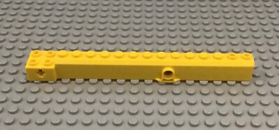 LEGO Part 57779 Yellow Crane Arm Outside, Wide with Pin Hole