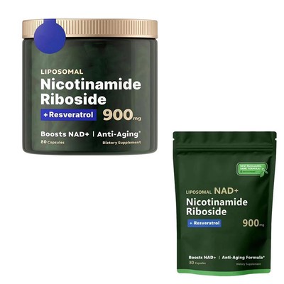 NAD+ Supplement for Anti~Aging Energy Focus Nicotinamide Riboside Resveratrol