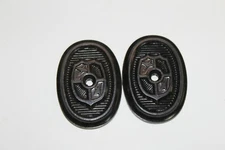 2 J.C. Higgins model 60 shotgun grip medallions  C34
