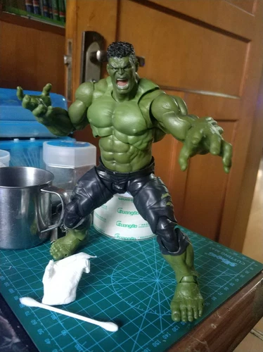 Avengers Infinity War Hulk action figure modello bambola collezione scatola giocattolo KO. - Foto 8 di 9
