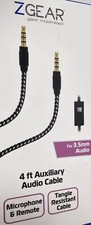 Z Gear 4ft Auxillary Audio cable For 3.5mm Audio