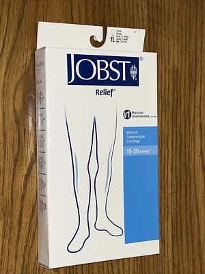 Jobst Relief Closed Toe Knee High - 15-20 mmHg Petite 114003 Beige