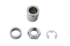 VTwin 2613-4 Colony Chrome Plated Custom Rear Axle Nut, Lock and Spacers