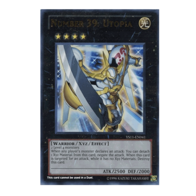 Number 39: Utopia YS11-EN041 jumbo oversized card | eBay
