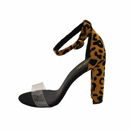 qupid leopard heels