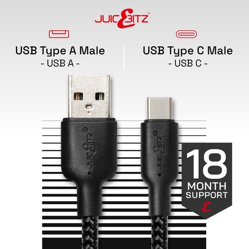 Wytrzymały kabel ładujący USB typu C pleciony szybka ładowarka do telefonu długi przewód 2m 3m - Zdjęcie 17 z 150