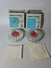 LOT OF 2 Vintage Walk-A-Matic Pedometer in Box With Instructions No. 76333 Japan