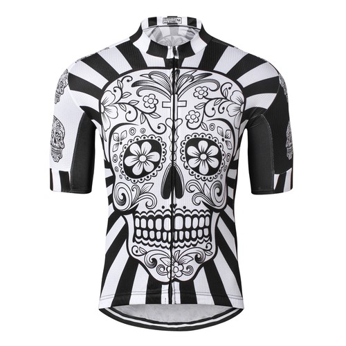 Camiseta deportiva de bicicleta calavera blanca para manga corta ciclismo camisa top ropa deportiva ropa | eBay