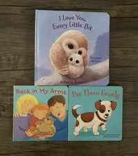 Piggy Toes Press. Kid’s 3 Board Book Set Lot: Love You Every Little Bit, Pat The