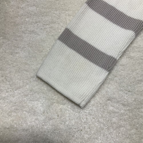 Sabo Rock Damen Größe S Schnürung hinten gestreift Pullover Rundhals creme weiß grau - Bild 10 von 10