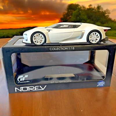 NOREV 1/18 CITROËN CONCEPT CAR GT – BLANC – Miniature De Collection Occasion