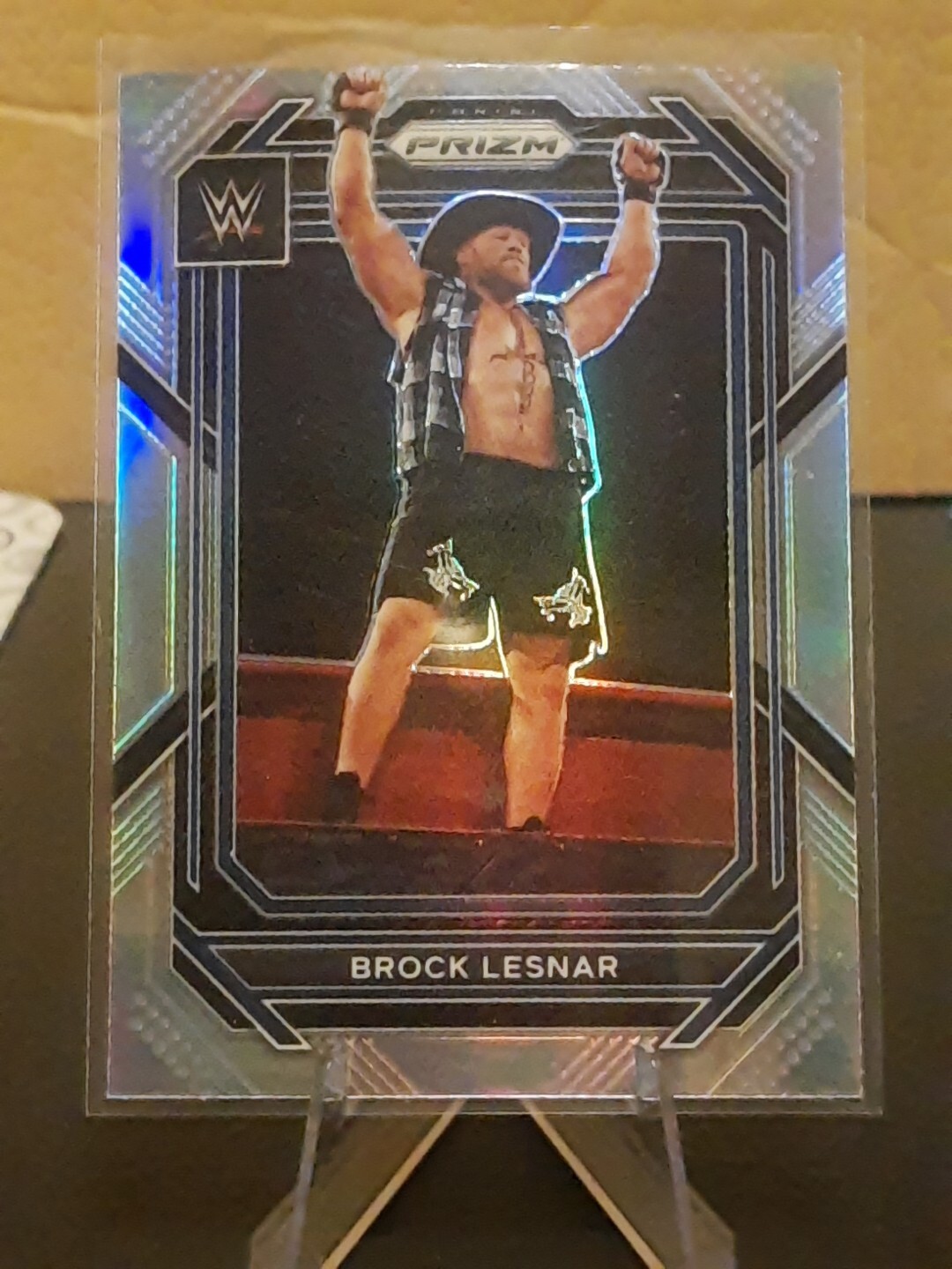 2023 Panini Prizm WWE Silver Prizm #151 Brock Lesnar