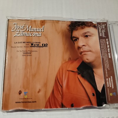 Jose Manuel Zamacona Y Los Yonic's LA QUE ME HIZO LLORAR (Promo CD