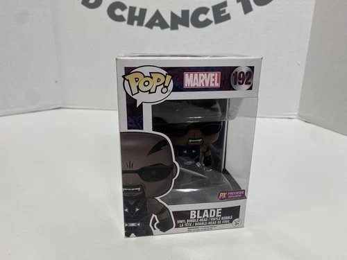 Funko Pop! Cabezal Bobble de Vinilo Exclusivo Marvel Blade #192 Px