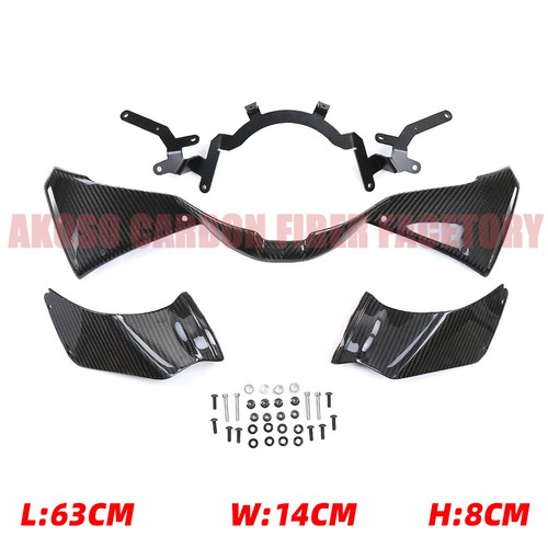 For Honda CBR1000RR-R 2021-2023 Carbon Fiber Heel Plates Rear Hugger Tank Cover - Picture 32 of 85